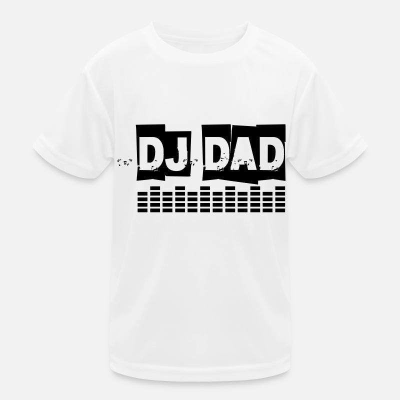 DJ DAD Turntable Equalizer Kinder Funktions-T-Shirt