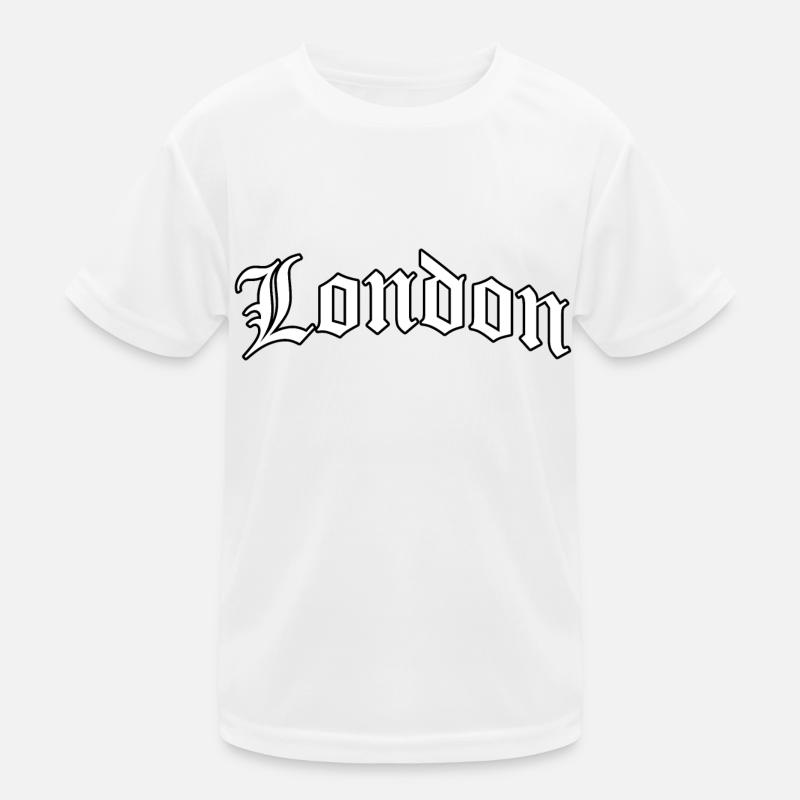 Classic London University Style Logo Kids Functional T-Shirt