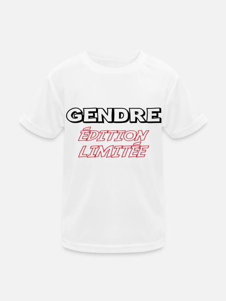 Limited edition GENDRE - Kids Functional T-Shirt - white - Front