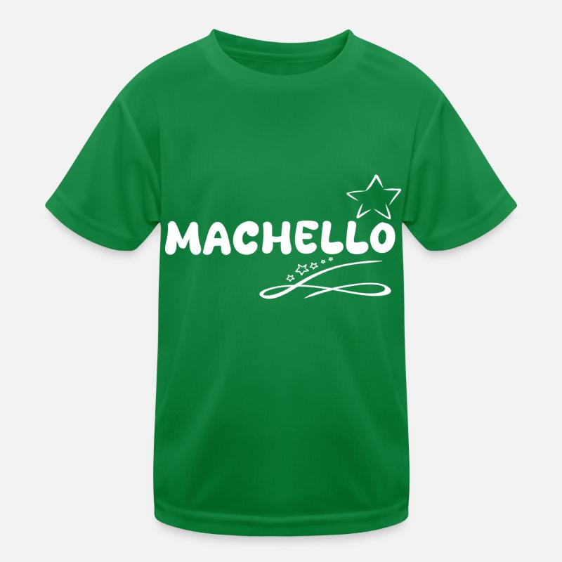 Geschenk Machello Kinder Funktions-T-Shirt