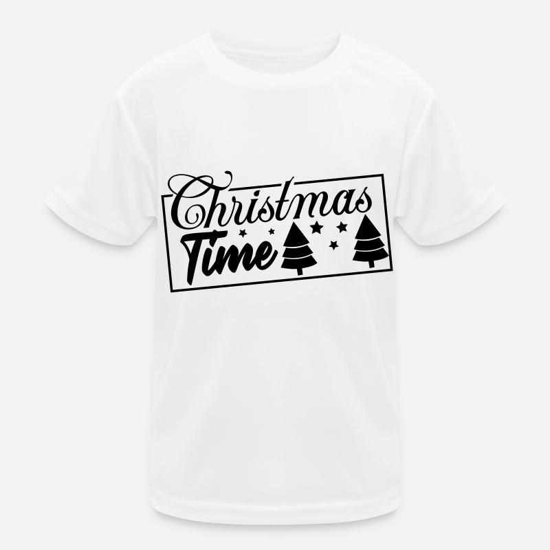 christmas time Kinder Funktions-T-Shirt