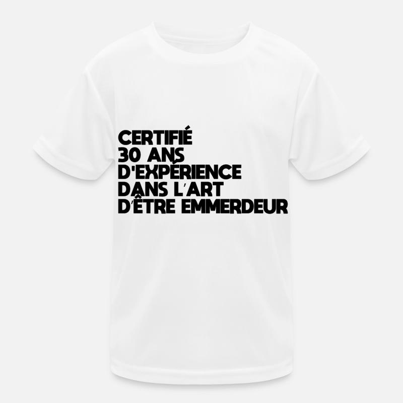 30 ans T-shirt sport Enfant