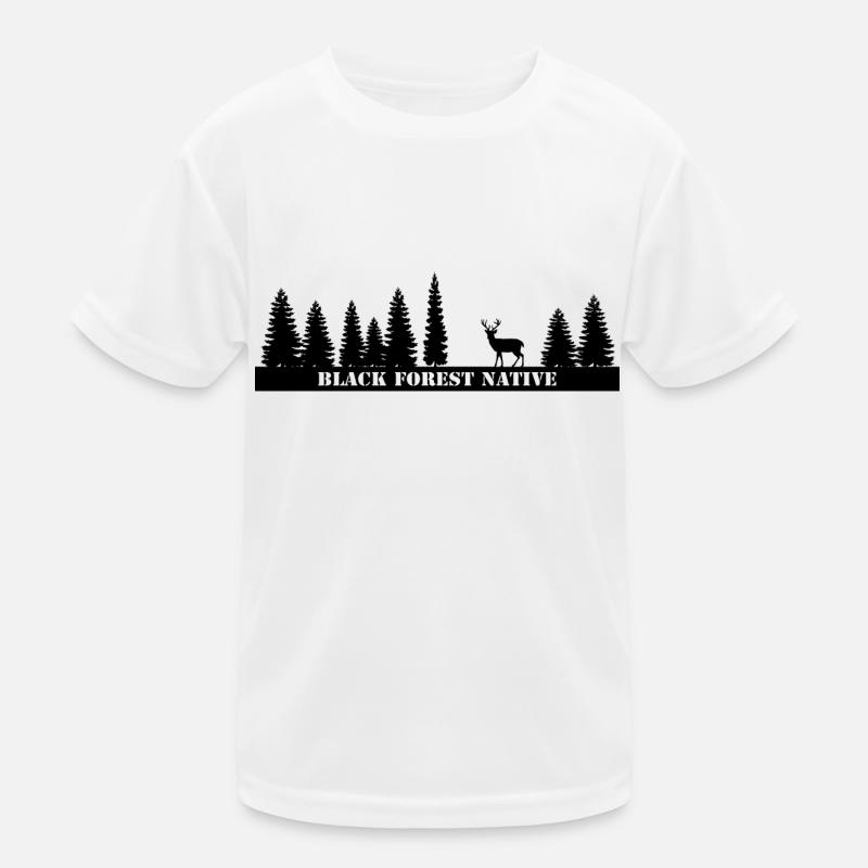 Black Forest Native - Kids Functional T-Shirt - white