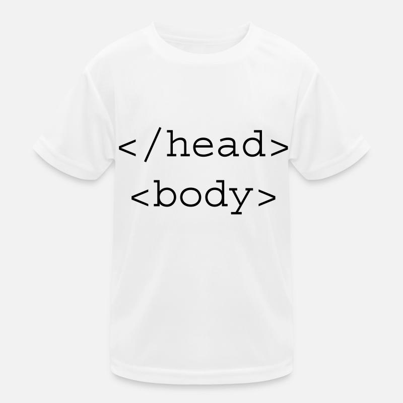 HTML Girl Kinder Funktions-T-Shirt