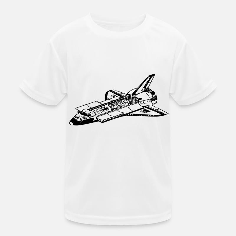 Space Shuttle Kinder Funktions-T-Shirt