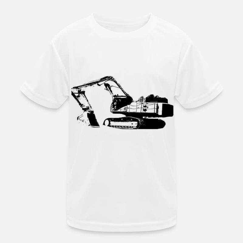Bagger Kinder Funktions-T-Shirt