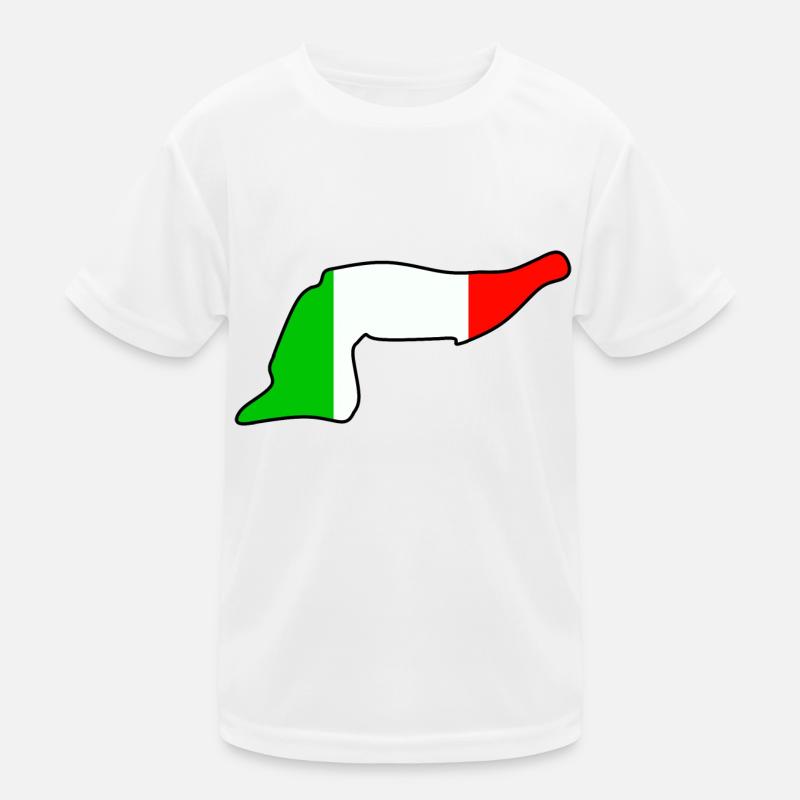 Circuit d’Imola avec drapeau T-shirt sport Enfant