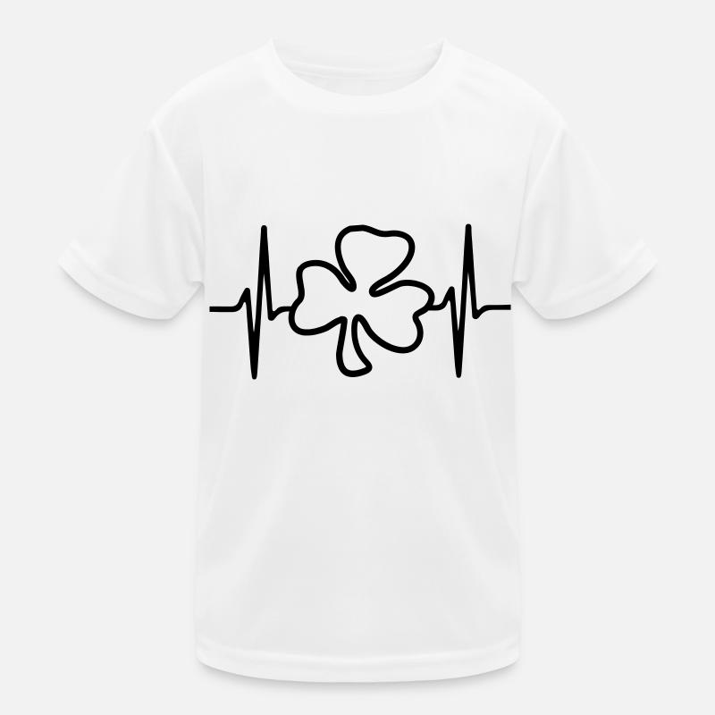 Trèfle trèfle Cloverleaf Saint-Patrick T-shirt sport Enfant
