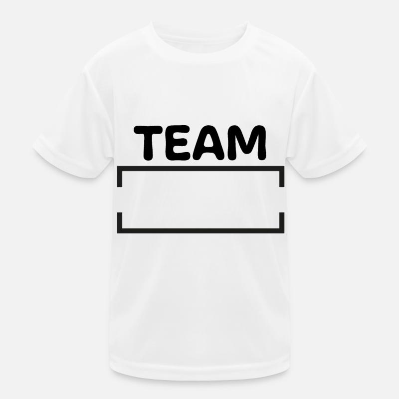 Exemple de cadre d’équipe T-shirt sport Enfant