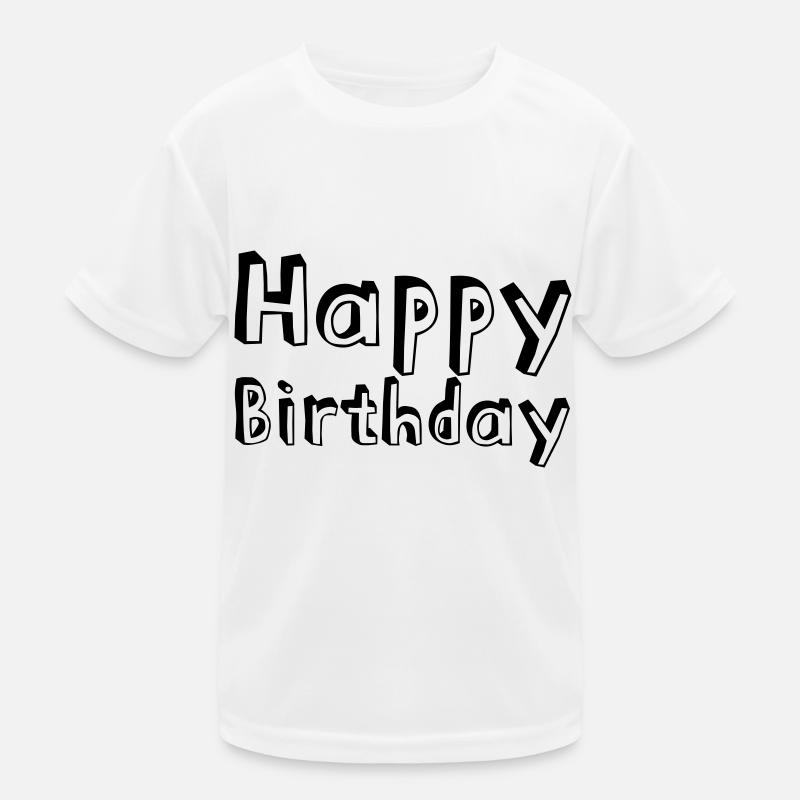 Happy Birthday Congratulations Gift Idea Kids Functional T-Shirt