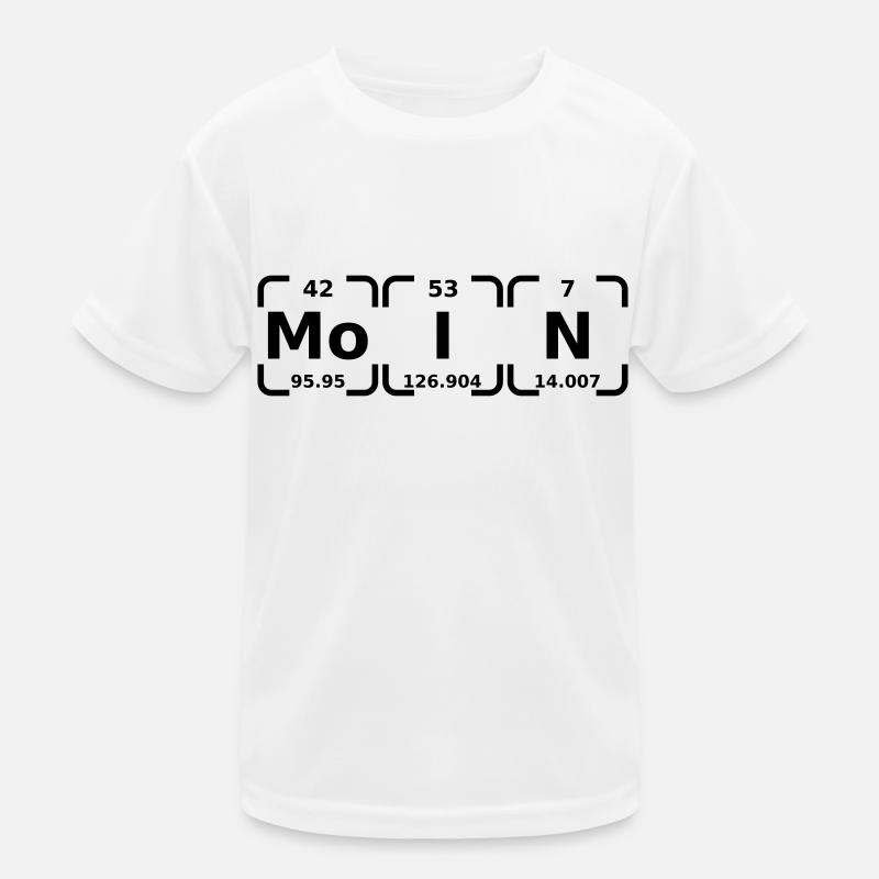 Moin Periodensystem Kinder Funktions-T-Shirt