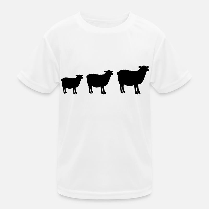 Famille de moutons T-shirt sport Enfant