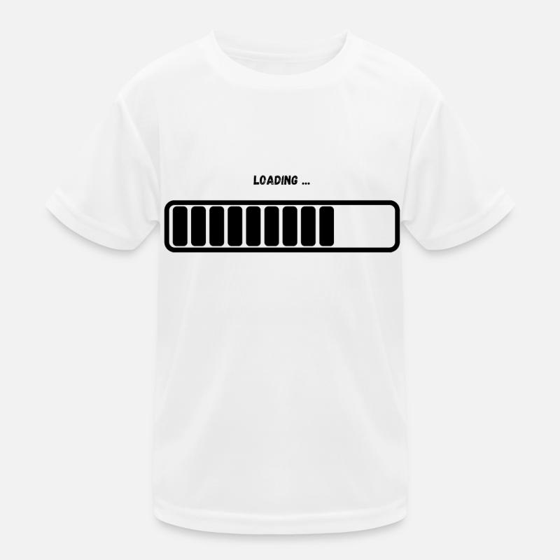 "Loading" Lustiges Grafikdesign Kinder Funktions-T-Shirt