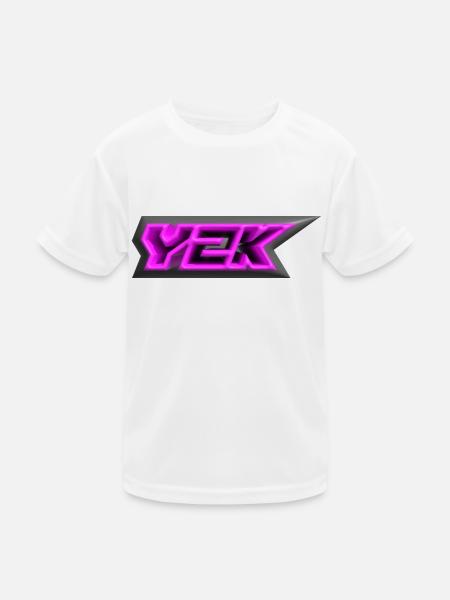 Y2K - Kinder Funktions-T-Shirt - Weiß
