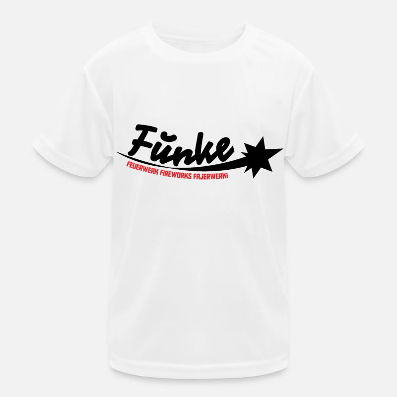 Funke Logo Schwarz/Rot Kinder Funktions-T-Shirt