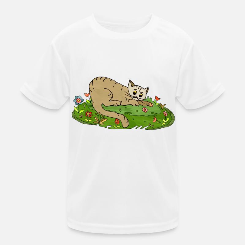 Chat T-shirt sport Enfant