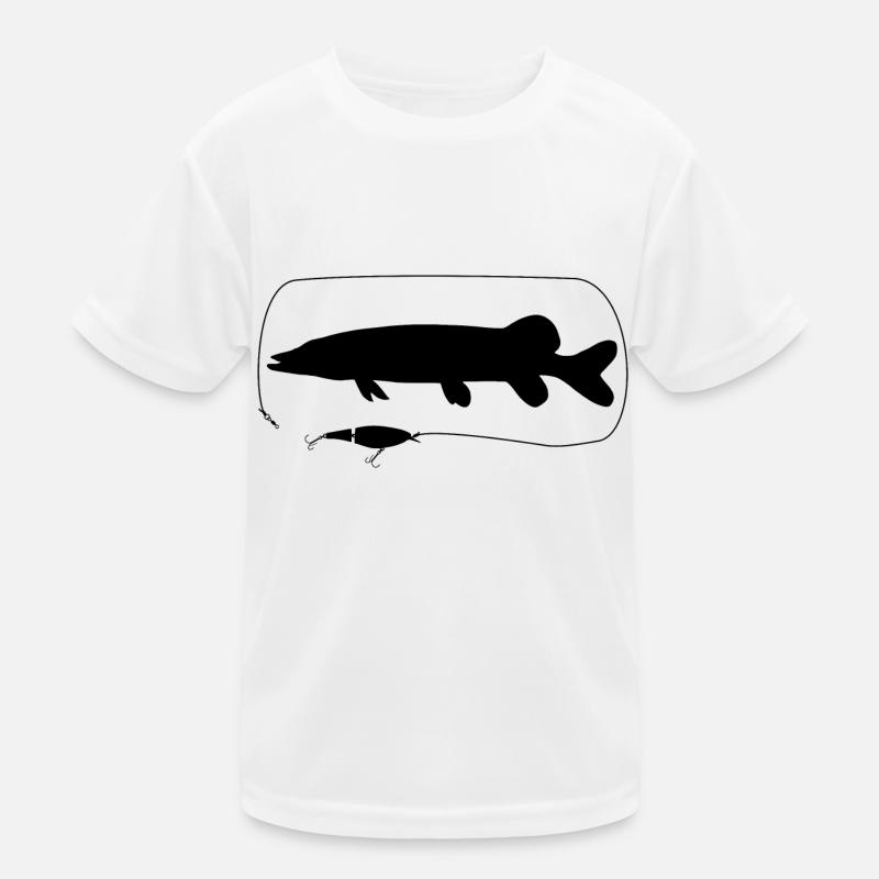 Brochet avec wobbler T-shirt sport Enfant