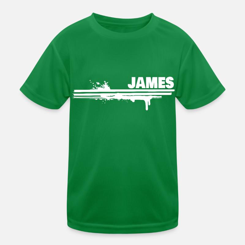 Farbklecks James Kinder Funktions-T-Shirt