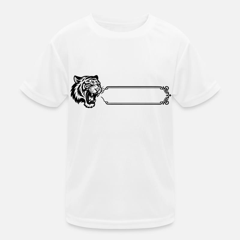 Tiger - Surname, First Name Kids Functional T-Shirt