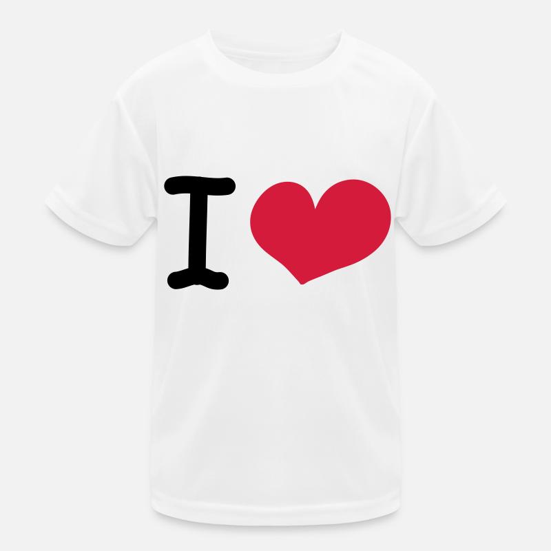i love Kinder Funktions-T-Shirt