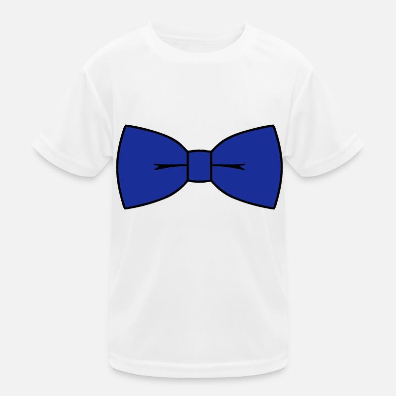 Fliege - Kinder Funktions-T-Shirt - Weiß