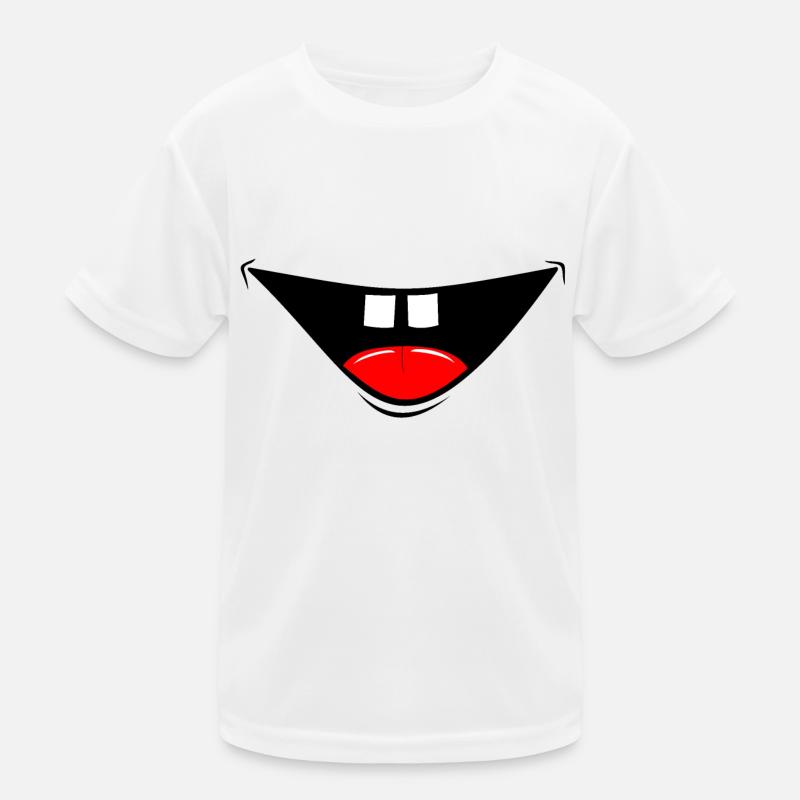 Mask Comic Laughter Kids Functional T-Shirt