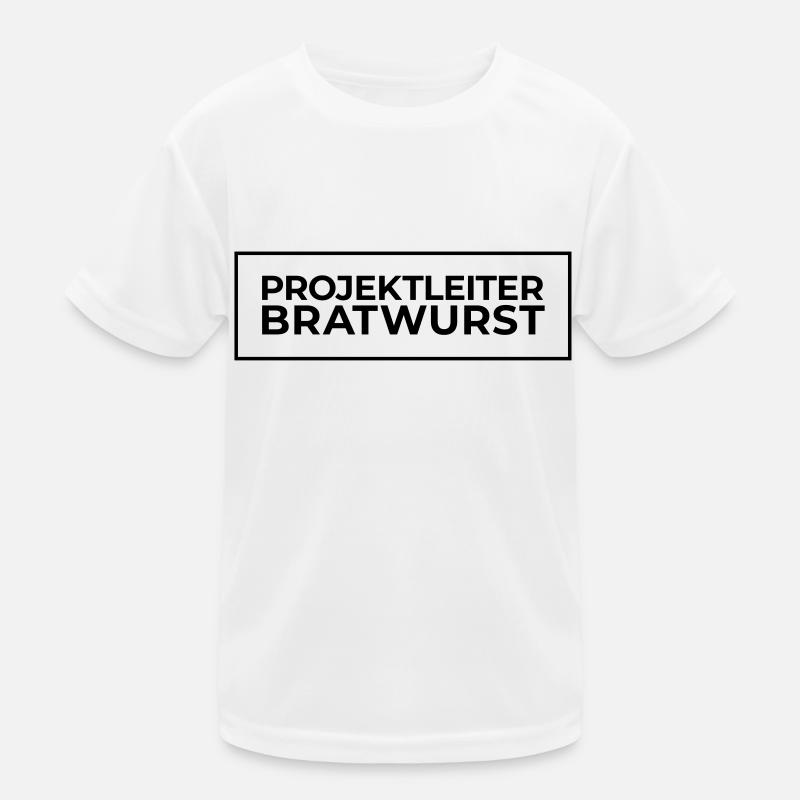 Projektleiter Bratwurst Kinder Funktions-T-Shirt