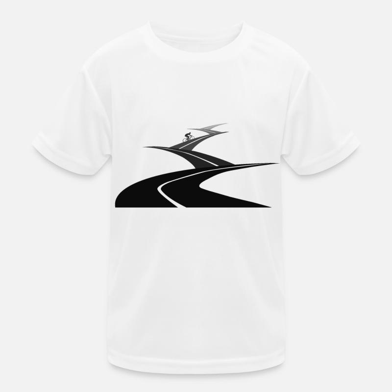 Fahrradfahren Kinder Funktions-T-Shirt