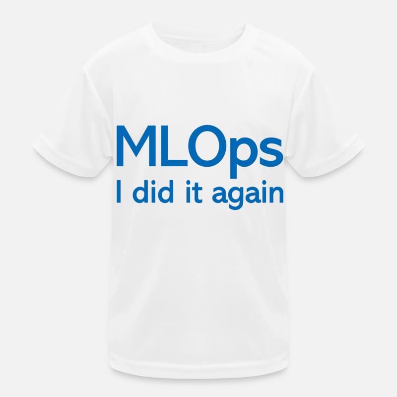 MLOps I did it again Kinder Funktions-T-Shirt