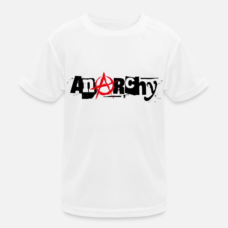 Anarchy Kinder Funktions-T-Shirt