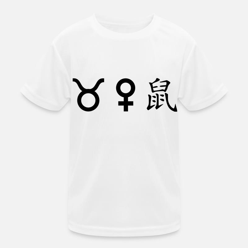 Taurus Venus Rat Kids Functional T-Shirt