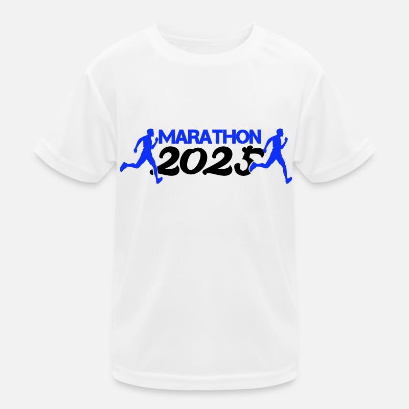 marathon 2025 Kinder Funktions-T-Shirt