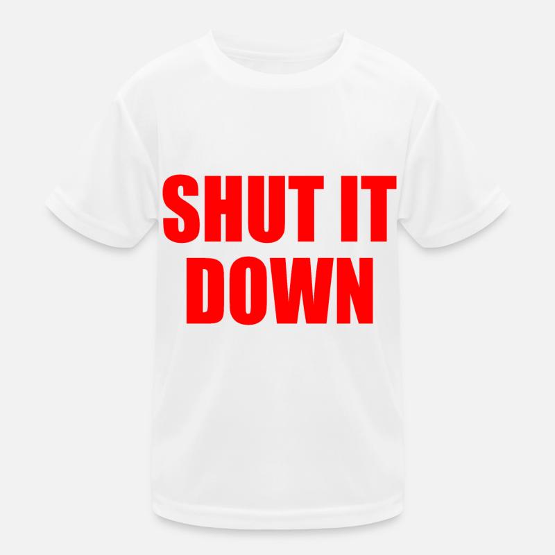 Shut it down Kids Functional T-Shirt