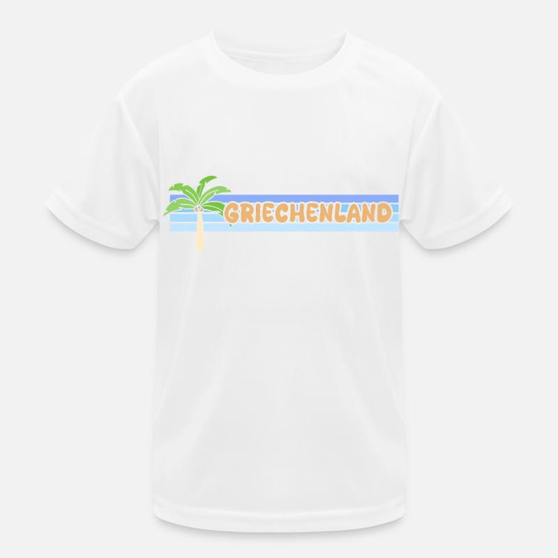 Greece as a holiday Kids Functional T-Shirt