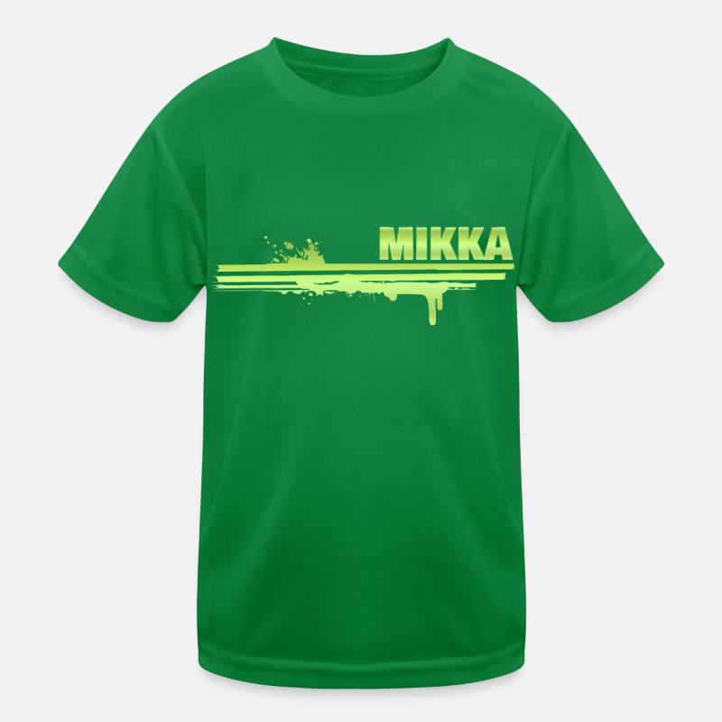 Mikka als Farbklecks Kinder Funktions-T-Shirt
