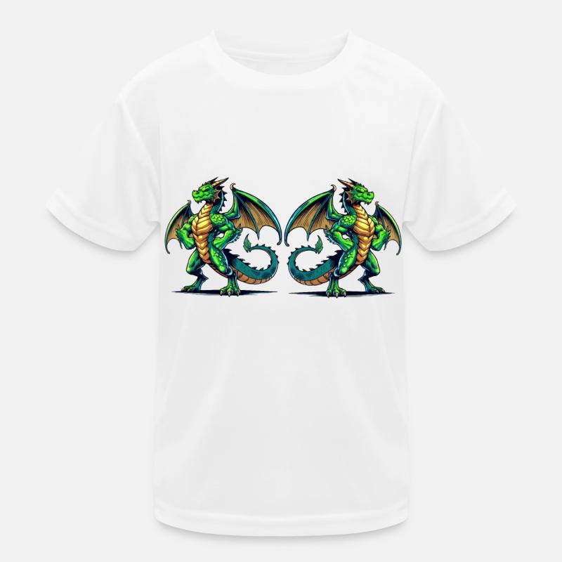 Drachen Kinder Funktions-T-Shirt