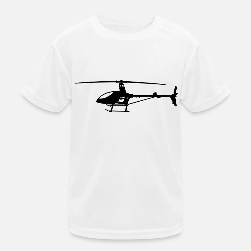 Helicopter Kids Functional T-Shirt