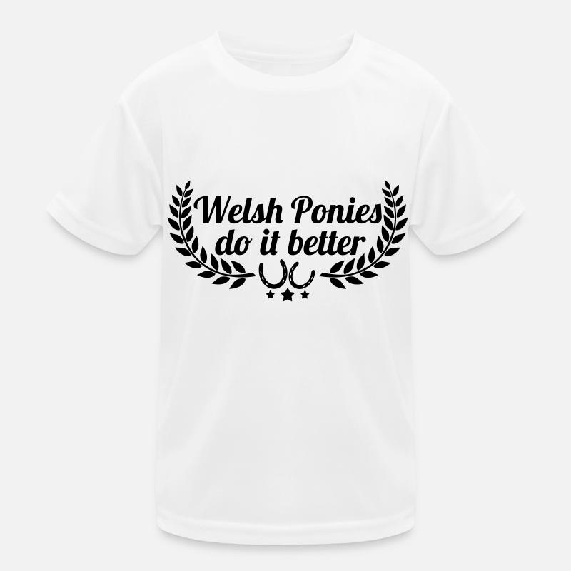 Welsh Ponies Kids Functional T-Shirt