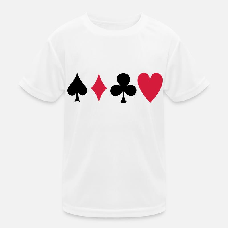 poker Kinder Funktions-T-Shirt