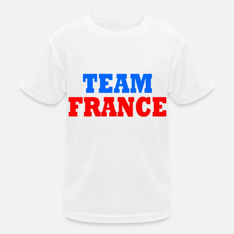 Frankreich Kinder Funktions-T-Shirt