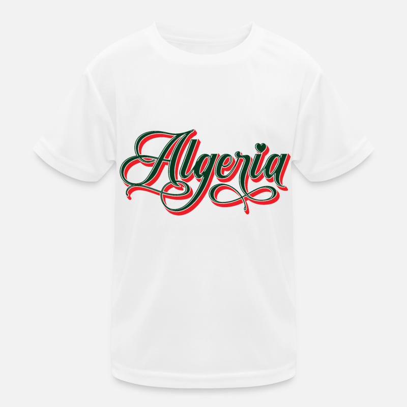 Algeria Kids Functional T-Shirt