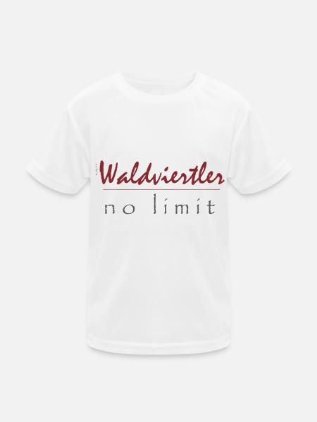 Waldviertler 19 - Kinder Funktions-T-Shirt - Weiß