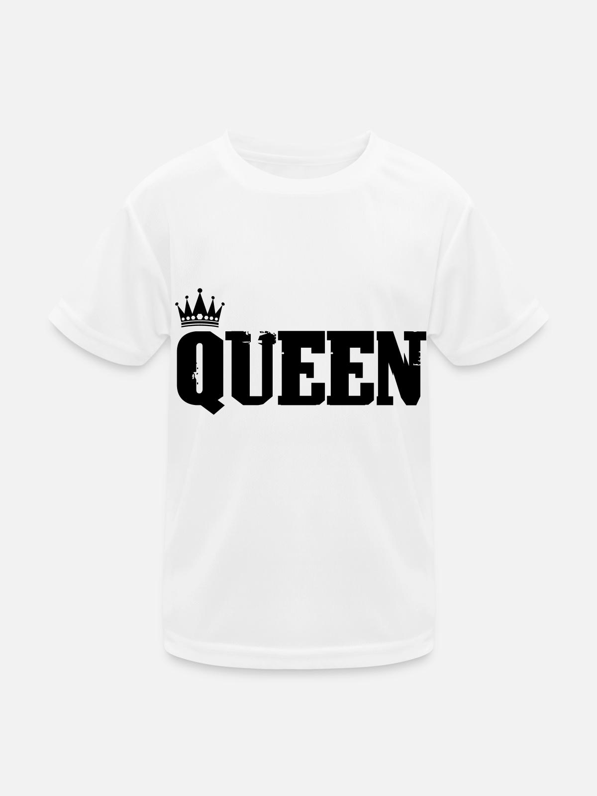 Queen - Kids Functional T-Shirt - white - Front