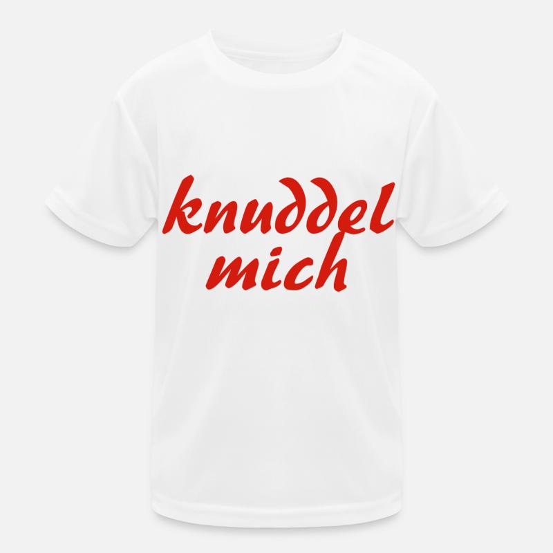knuddel mich Kinder Funktions-T-Shirt