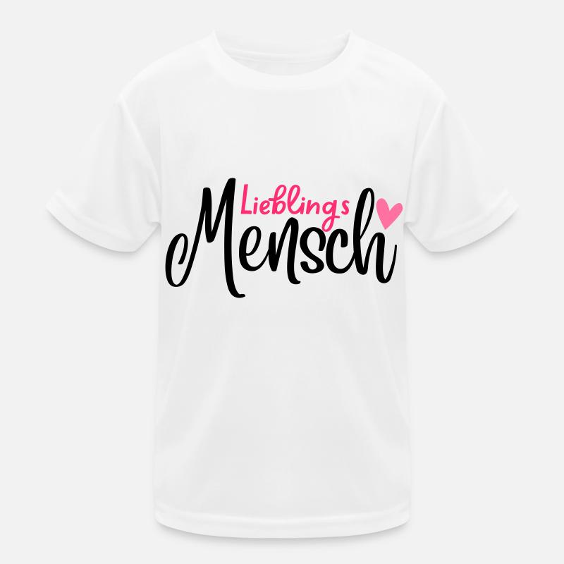 Lieblings Mensch Design,Valentinstagsgeschenk Kinder Funktions-T-Shirt