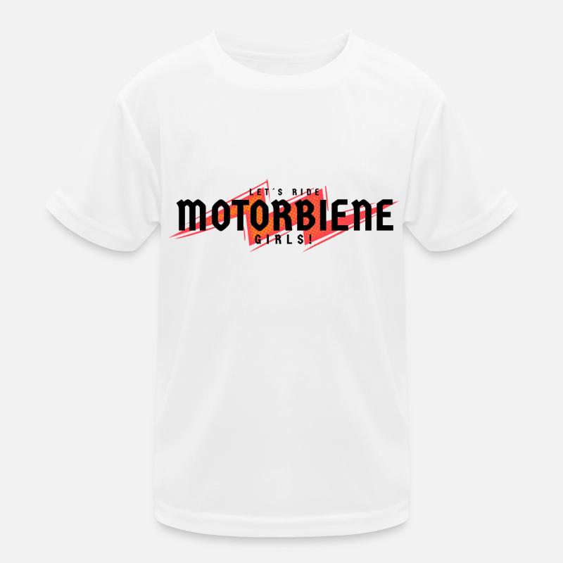 Motorbiene Kinder Funktions-T-Shirt
