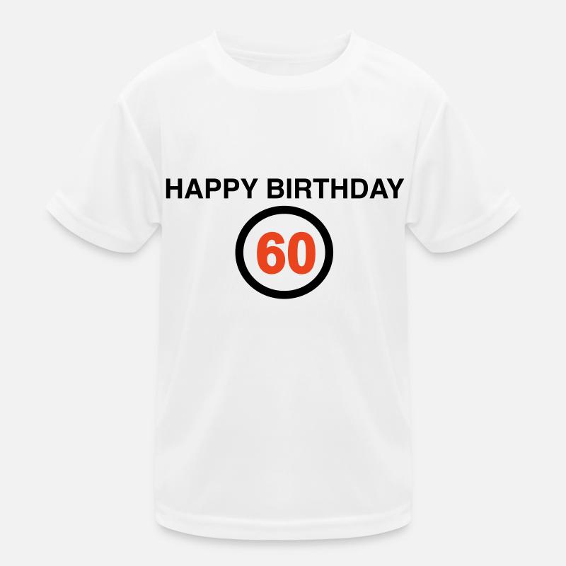 60th Birthday Kids Functional T-Shirt