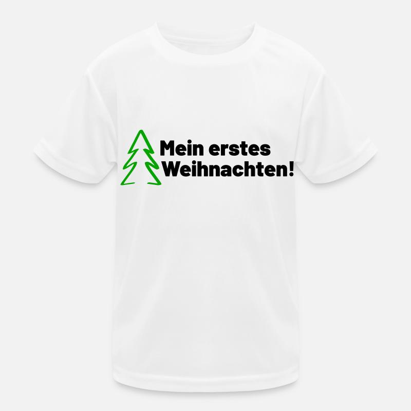 Mein erstes Weihnachten Kinder Funktions-T-Shirt