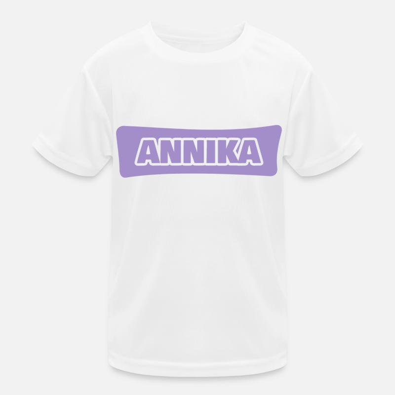 Prénom Annika T-shirt sport Enfant