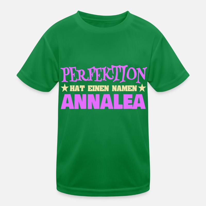 Woman's name Annalea Kids Functional T-Shirt